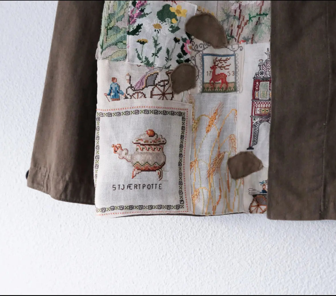 Embroidery patchwork - military jacket