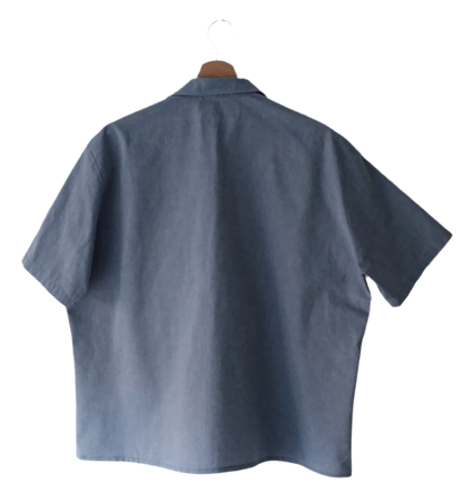 Water Lily - Upcycled Camp Shirt