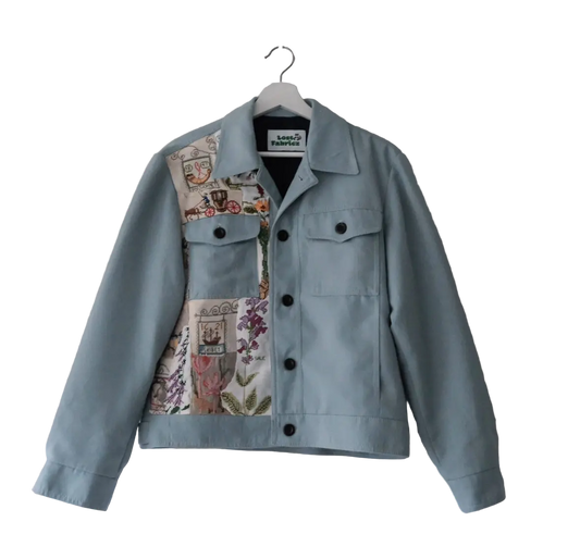 Embroidery patchwork- 70s jacket