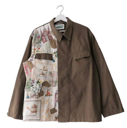 Embroidery patchwork - military jacket