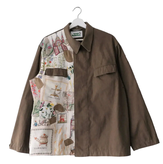 Embroidery patchwork - military jacket